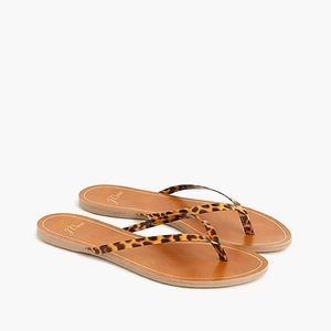 J. Crew flip flops